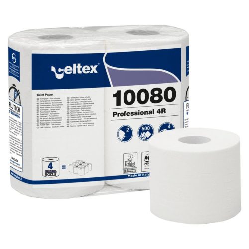 Celtex Professional compact toalettpapír 2 réteg, 500 lap, 55m, 4 tekercses, 10csomag/zsák
