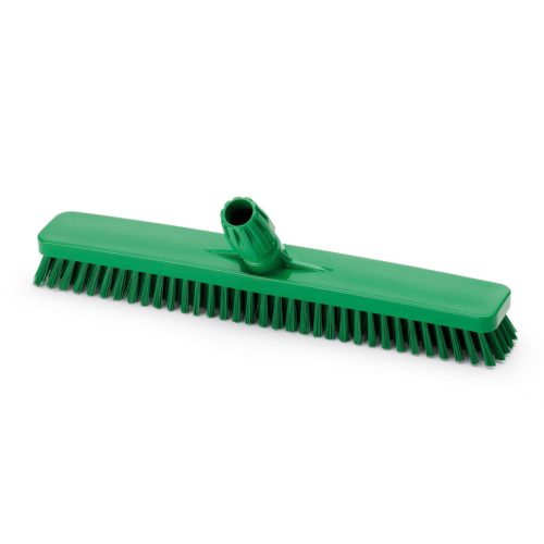 Igeax élelmiszeripari padlósúrolókefe 45cm széles zöld, 0,5mm közepes sörtével