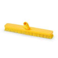   Igeax élelmiszeripari padlósúrolókefe 45cm széles sárga, 0,5mm közepes sörtével