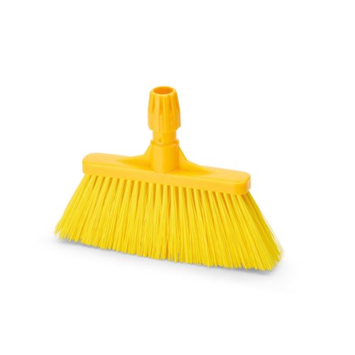 Igeax élelmiszeripari magas seprű fej, sárga 0,75mm kemény sörtével