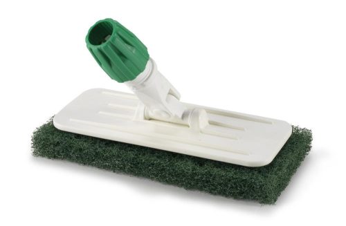 Igeax élelmiszeripari súroló pad menetes tartóval zöld