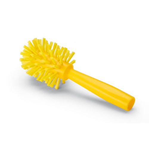 Igeax élelmiszeripari csőtisztító kefe, menetes nyélhez, 65mm sárga