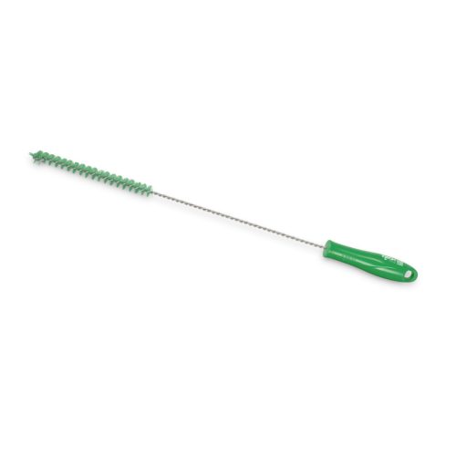 Igeax élelmiszeripari kémcső-, és üvegtisztító kefe, átmérő 10mm, hossz 50cm, zöld