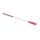Igeax élelmiszeripari kémcső-, és üvegtisztító kefe, átmérő 10mm, hossz 50cm, piros