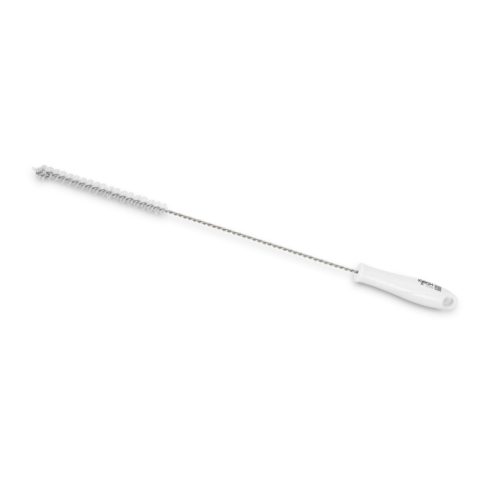 Igeax élelmiszeripari kémcső-, és üvegtisztító kefe, átmérő 10mm, hossz 50cm, fehér