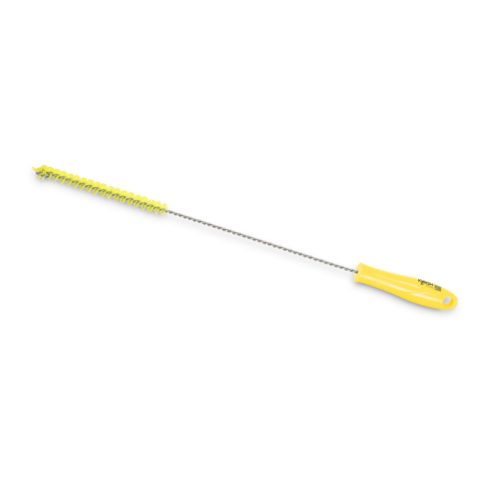 Igeax élelmiszeripari kémcső-, és üvegtisztító kefe, átmérő 10mm, hossz 50cm, sárga