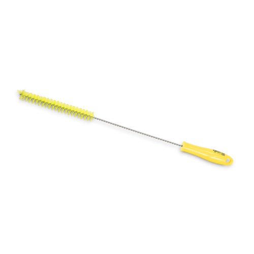 Igeax élelmiszeripari kémcső-, és üvegtisztító kefe, átmérő 20mm, hossz 50cm, sárga