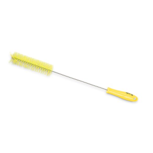 Igeax élelmiszeripari kémcső-, és üvegtisztító kefe, átmérő 40mm, hossz 50cm, sárga