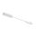 Igeax élelmiszeripari kémcső-, és üvegtisztító kefe, átmérő 50mm, hossz 50cm, fehér