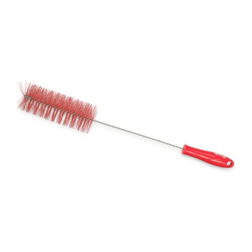 Igeax élelmiszeripari kémcső-, és üvegtisztító kefe, átmérő 60mm, hossz 50cm, piros