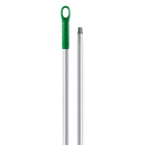 Igeax élelmiszeripari aluminium nyél menetes 130cm-es 25 mm átmérőjű, zöld