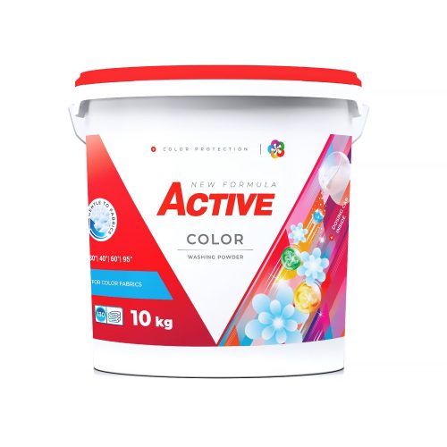 Active mosópor Color vödrös 10kg (130 mosás)
