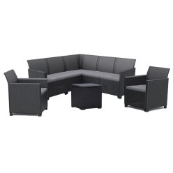   Claire IV 7 személyes kerti bútor garnitúra vigo tárolós asztallal