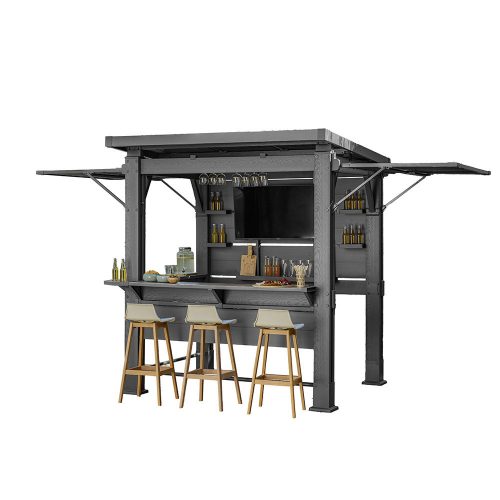 Bar-b-q gazebo műanyag kerti pavilon