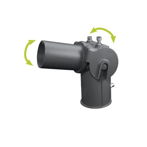 Tartókonzol állítható dőlés szögű, Commel utcai lámpához 60mm/60mm