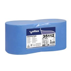   Celtex Blue Wiper ipari törlő kék cellulóz 2 réteg 970 lap, 291 méter, 24x30cm, 2 tekercs/zsugor