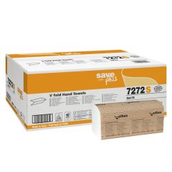   Celtex Save Plus V hajtogatott kéztörlő recy, 2 réteg, 21,5x21cm, 15x200 lap