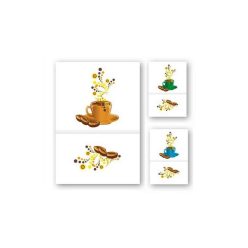   Fato Bár és fagyi szalvéta, caffe corretto 17x17cm 1 réteg 2000 darab/doboz