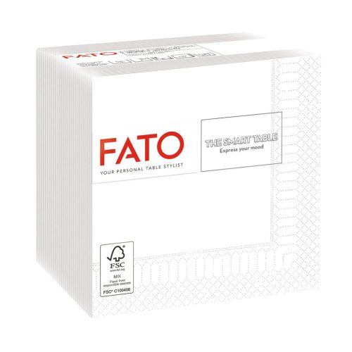 Fato Szalvéta 24x24cm fehér 2 rétegű 100 lap/csomag 