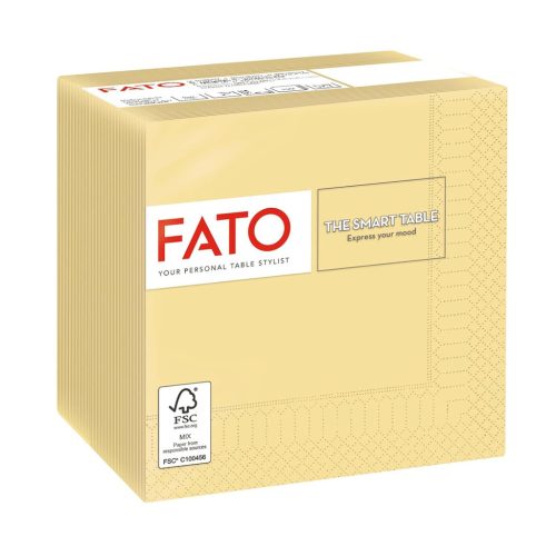 Fato Szalvéta 24x24cm pezsgő 2 rétegű 100 lap/csomag 