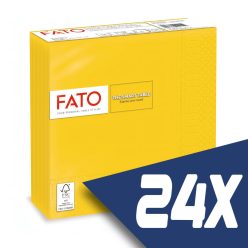   Fato Szalvéta 33x33cm sárga 2 rétegű 50 lap/csomag (24 csomag)