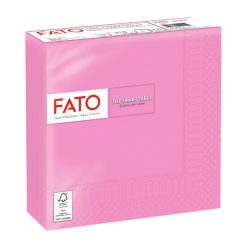 Fato Szalvéta 33x33cm rózsaszín 2 rétegű 50 lap/csomag 