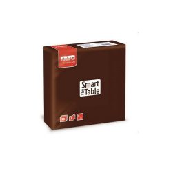   Fato Szalvéta 33x33cm csokoládébarna 2 rétegű 50 lap/csomag 