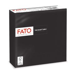 Fato Szalvéta 33x33cm fekete 2 rétegű 50 lap/csomag 