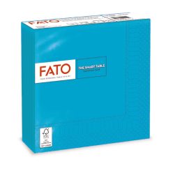 Fato Szalvéta 33x33cm türkiz 2 rétegű 50 lap/csomag 