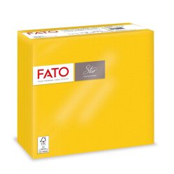   Fato Sztár szalvéta 2 rétegű 38x38cm sárga 40 szál/csomag 