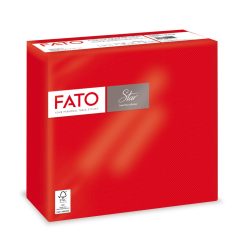   Fato Sztár szalvéta 2 rétegű 38x38cm piros 40 szál/csomag 