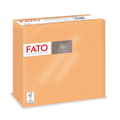 Fato Sztár szalvéta 2 rétegű 38x38cm barack 40 szál/csomag