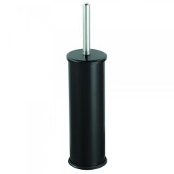 Galvanizált acél Wc kefe tartóval, fekete, padlón álló