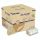 Lucart ECO Natural L-One adagolós, hajtogatott szalvéta 150 lapos, 2 rétegű, 40 csomag/karton