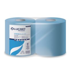   Lucart strong blue 252 ipari törlőkendő  681 lap/tekercs 2 tekercs/zsugor
