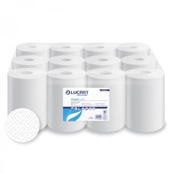   Lucart Strong 14 J Mini kéztörlő 2 réteg 100% cell ragasztott 58m 12 tekercs/zsugor