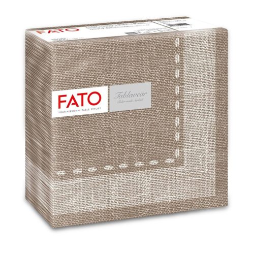 Fato Airlaid szalvéta 40x40cm Cachmire Caffé (krém-kávé) 50 lapos