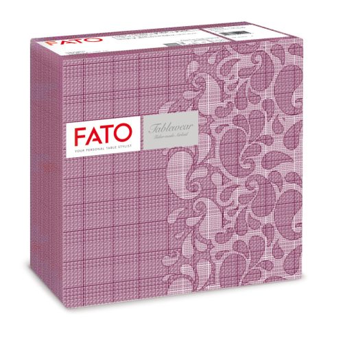 Fato Airlaid szalvéta 40x40cm Drops gránátvörös 50 lapos