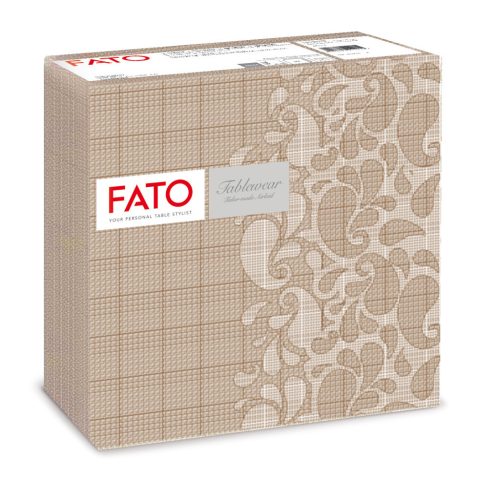 Fato Airlaid szalvéta 40x40cm Drops mogyoró 50 lapos