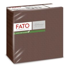   Fato Airlaid szalvéta 40x40cm Shade csokoládé barna 50 lapos