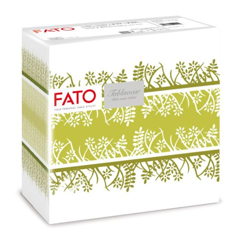 Fato Airlaid szalvéta 40x40cm Garden pisztácia 50 lapos
