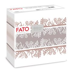 Fato Airlaid szalvéta 40x40cm Garden cappuccino 50 lapos