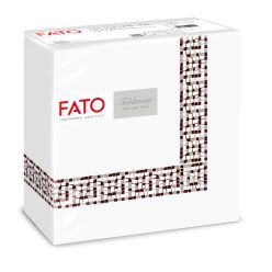 Fato Airlaid szalvéta 40x40cm Mykonos kakaó 50 lapos