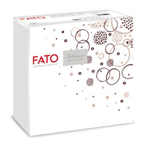 Fato Airlaid szalvéta 40x40cm Fireworks Cioccolata 50 lapos