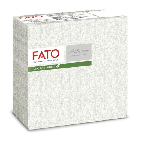 Fato Airlaid szalvéta 40x40cm Canvas Sage, zsálya zöld 50 lapos