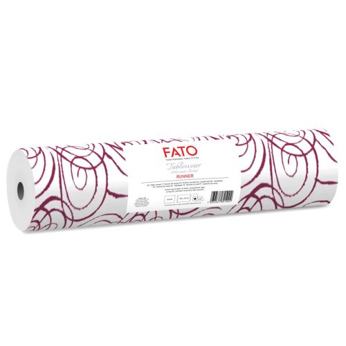 Fato Airlaid asztali futó 04x24m Magie bordeaux (bordó)