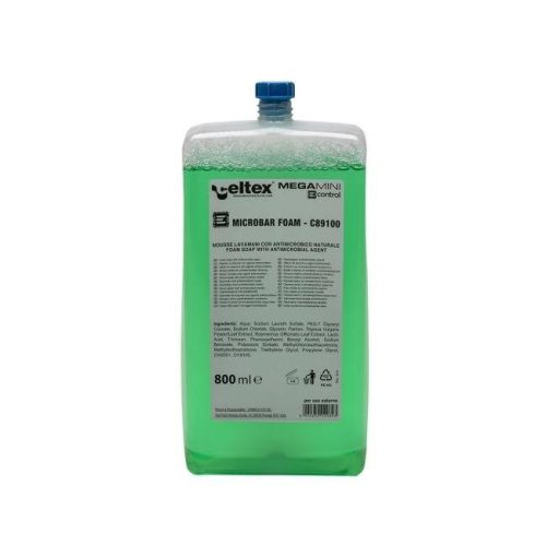 Celtex E-Control antimikrobiális hatású habszappan, 800 ml