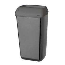 Celtex falra szerelhető, nyitott fedeles kuka, 23 L fekete