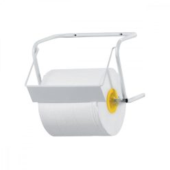   Mar plast falra szerelhető ipari törlő tartó, fém, fehér