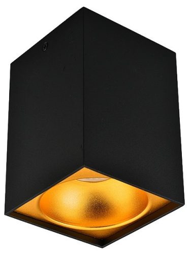 Avide GU10 Lámpatest Négyzetes Fekete-Arany